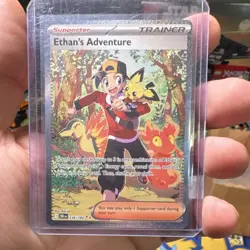 Pokemon TCG Ethan's Adventure 236/182 Destined Rivals Special Illustration Holo… - Image 1