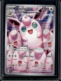 2025 Pokemon Phantasmal Flames Wigglytuff Illustration Rare #105/094 - Image 1