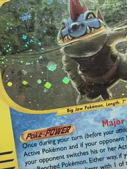 Pokemon Expedition Swirl # 12/165 Holo Feraligatr (E-reader) ""not played"" - Image 5