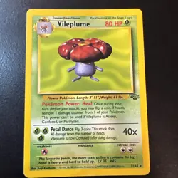 Pokemon TCG Vileplume 31/64 Jungle Unlimited - Image 1
