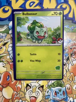 Pokemon My First Battle Deck Bulbasaur Blue Border Stamped Exclusive O/C Error - Image 1