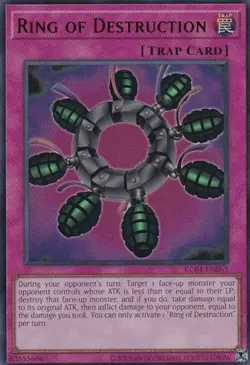 Moderately Played, English Yu Gi Oh Ring of Destruction (Japanese Artwork) - KC0 - Image 1