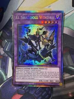 YuGiOh El Shaddoll Winda Collectors Rare RA04-EN052 - Image 1