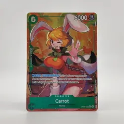 One Piece Carrot Character Super Rare Foil Two Legends OP08-023 6000 ATK 5 Cost - Image 1