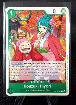 Kouzuki Hiyori OP12-028 Tournament PROMO One Piece Legacy of the Master ENGLISH - Image 1