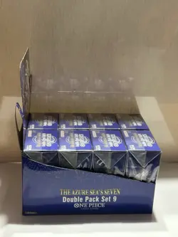 One Piece OP-14 EB-04 The Azure Sea's Seven Double Pack case Display English - Image 2