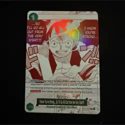 I Know You're Strong... So I'll Go All Out OP13-040 One Piece CCG - Image 1