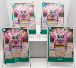 Bepo Playset - OP13-035 x4 - Carrying On His Will - One Piece TCG - English - Image 1