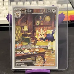 Herdier 155/086 IR 2025 Pokemon White Flare Illustration Rare Trading Card - Image 1