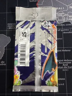 Pokemon Card Japanese Base Set Foil Pack Booster Pack 1996 Vintage Rare Unopen - Image 2