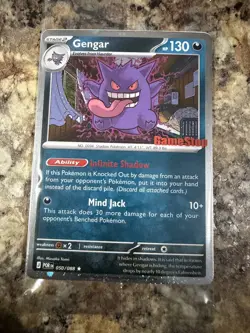 Pokemon GENGAR 050/088 GameStop Promo Stamped (SEALED) Ships Fast - Image 1