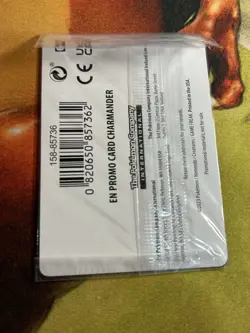 Pokemon Charmander EB Games Promo Sealed TCG Card - Image 2
