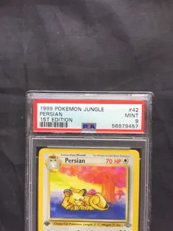 Pokemon Cards: Jungle 1st Edition Uncommon: Persian 42/64 PSA 9 - Image 3