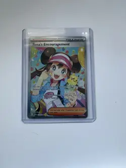 Pokemon Japanese TCG Rosa’s Encouragement Trainer SAR 115/080 Holo Nihil Zero M3 - Image 1