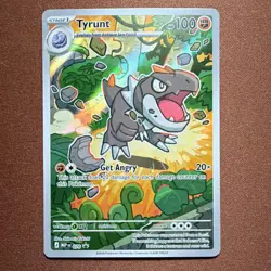 Pokemon Tyrunt MEF 070 Holo Stage 1 Dinosaur 100HP Get Angry TCG Card - Image 1