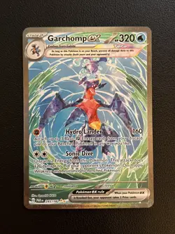 Pokemon TCG Garchomp EX 245/182 Paradox Rift Special Illustration Rare - Image 1