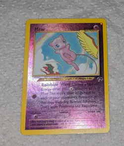 Vintage Pokemon Southern Islands Mew Reverse Holo 1/18 - Image 3