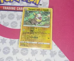 Yamper 073/202 - Pokemon - Sword and Shield Base - Reverse Holo - Image 1