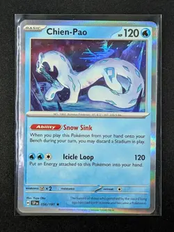 Chein-Pao 056/191 Surging Sparks Holo Rare 2024 Pokemon TCG - Image 1