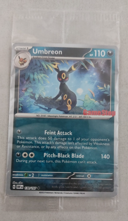 Umbreon 130/197 - Gamestop Promo - Pokemon Reverse Holo - NM Near Mint - Sealed - Image 1