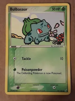 Pokemon Bulbasaur 45/100 Crystal Guardians NM-MT See Pictures - Image 1