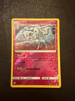 Alolan Ninetales Reverse Holo - Team Up Near Mint Pokemon TCG - Image 1