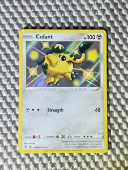 Cufant SV090/SV122 Shiny Holo Pokemon Shining Fates: Shiny Vault English NM #13 - Image 1
