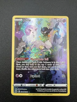 Pokemon Mew GG10/GG70 Crown Zenith: Galarian Gallery Ultra Rare NM - Image 1
