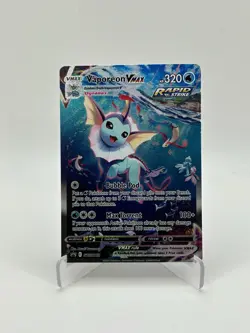 Pokemon Vaporeon VMAX Premium Coll. Full Alt Art Promo SWSH182 - Image 1