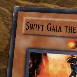 YuGiOh Card, Swift Gaia the Fierce Knight SD5-EN006 1st Edition 16589042 - Image 2