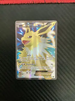 Pokemon TCG Jolteon EX 28a/83 Generations Ultra Rare Holo Full Art MP - Image 1