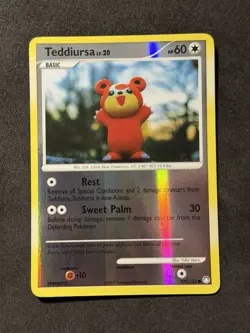 Teddiursa 105/123 Mysterious Treasures Reverse Holo Pokemon - Image 1