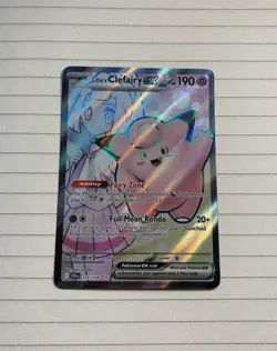 2025 Pokemon SV Journey Together Lillie’s Clefairy Ex UR Ultra Rare #173/159 - Image 1