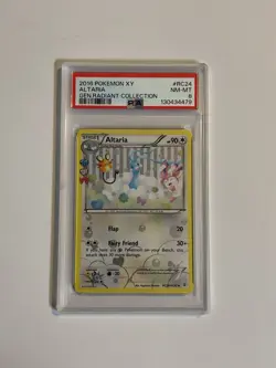 2016 POKEMON XY GENERATIONS RADIANT COLLECTION #RC24 ALTARIA PSA 8 - Image 1