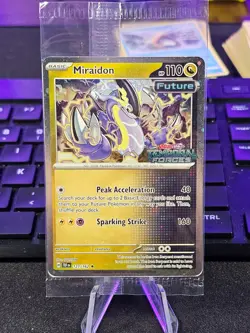 Pokemon TCG Miraidon 121/162 Sealed Temporal Forces Stamped Best Buy Promo Card - Image 1