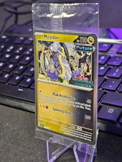 Pokemon TCG Miraidon 121/162 Sealed Temporal Forces Stamped Best Buy Promo Card - Image 3