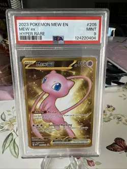 💎PSA 9 Mew ex 205/165 2023 Pokemon Scarlet & Violet 151 Holo - Image 1