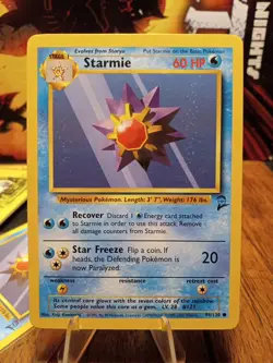 1999 Pokemon Base Set 2 Starmie #94 Extremely LP - Image 1