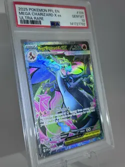 Mega Charizard X ex 109/094 Phantasmal Flames Full Art Ultra Rare PSA 10 - Image 2