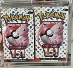 Pokemon Scarlet & Violet 151 , 36 booster packs including acrylic case - Image 1