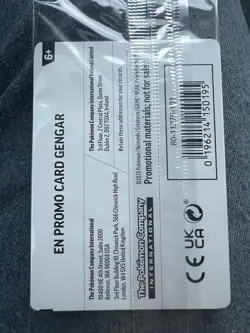 Pokemon TCG Gengar Perfect Order GameStop Stamp Sealed Promo - Image 2