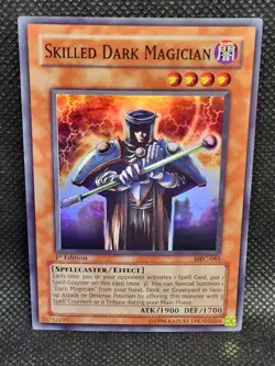 Yugioh Skilled Dark Magician MFC-065 1st Edition Played Condition - Image 1
