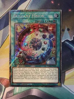 YuGiOh! Brilliant Fusion Platinum Secret Rare RA04-EN254 - Image 1