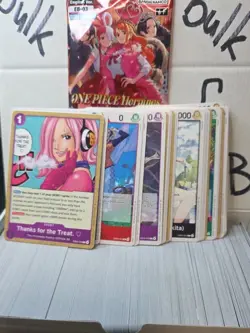 ONE PIECE HEROINES EDITION BULK EB-03 CARDS, OVER 2LB OF NM CARDS - Image 3