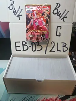ONE PIECE HEROINES EDITION BULK EB-03 CARDS, OVER 2LB OF NM CARDS - Image 4