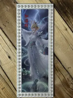 One Piece CCG Goddess Carrot Metal Ticket - White Dress Magical Mystic /18 - Image 1