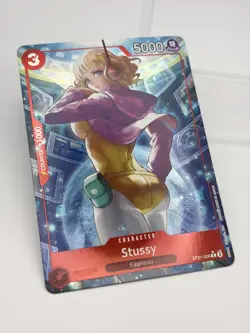 One Piece English Stussy Alt ART Parallel ST21-006 Starter Deck EX GEAR 5 NM - Image 2