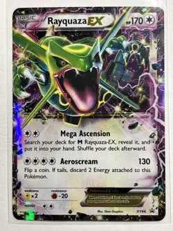 Rayquaza EX XY66 - XY Black Star Promo Holo Pokemon Card - Image 1