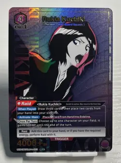 Rukia Kuchiki SR* Alt Art UE01BT/BLC-1-053 NM Union Arena TCG Bleach TYBW - Image 1