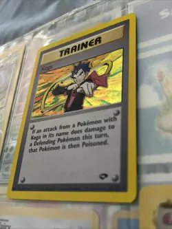 Pokemon TCG Koga Trainer Gym Challenge Holo Card 19/132 NM - Image 2